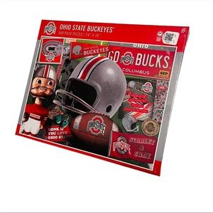 Ohio State Buckeyes 500 Piece Puzzle 24" x 18"‎ Jigsaw Puzzle NEW Scarlet & Gray